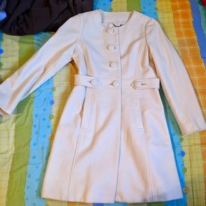 Banana republic elegant cream winter coat